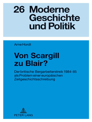 cover image of Von Scargill zu Blair?